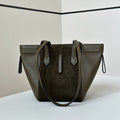 ORIGAMI MINI 19 IN ARMY GREEN LAMBSKIN AND SUEDE