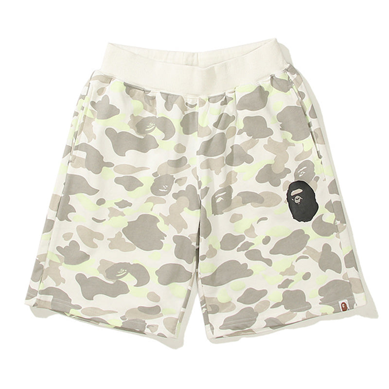 BAPE Glow Camo Ape Head Shorts
