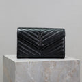 WOC 23 IN BLACK CAVIAR LAMBSKIN SILVER HARDWARE