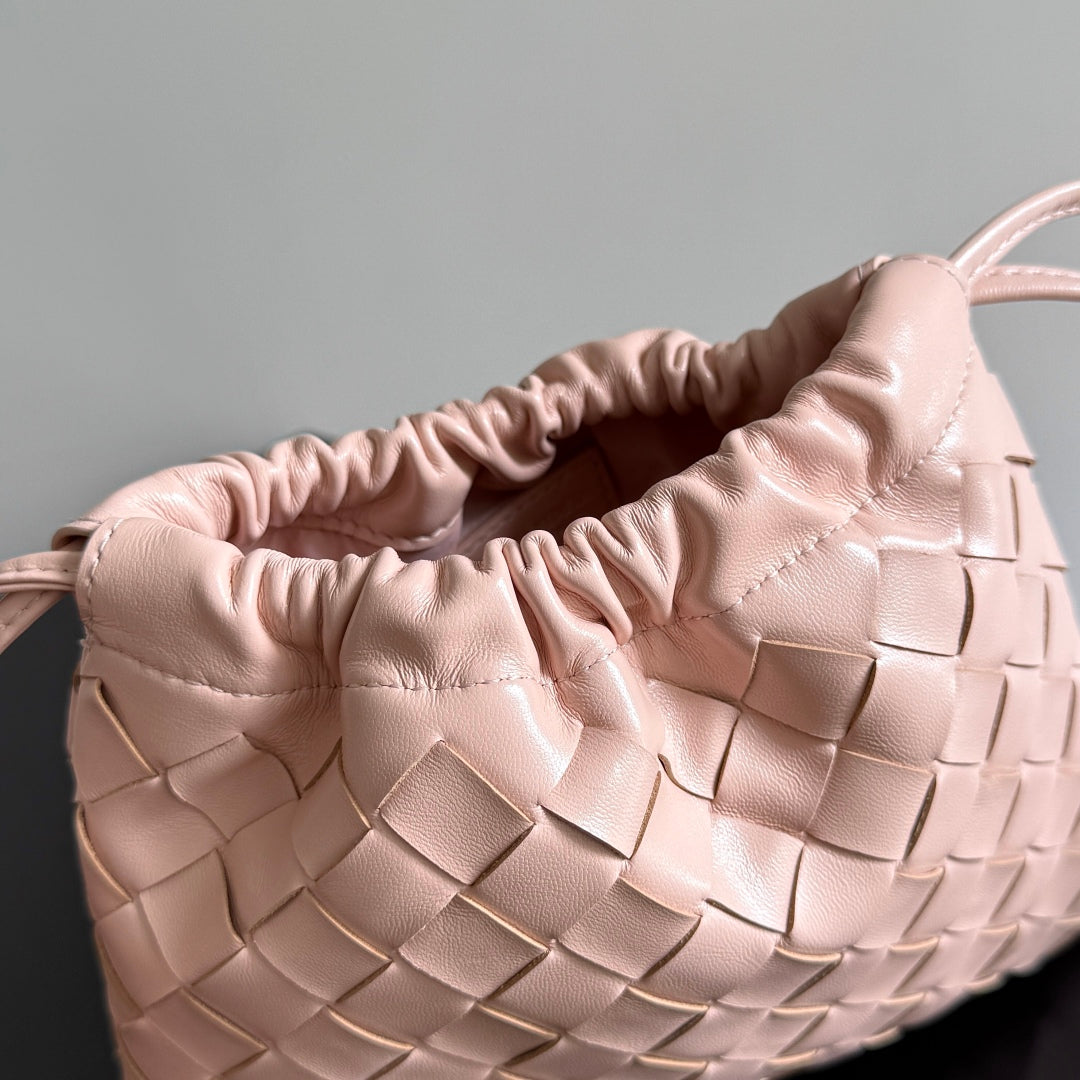 SMALL DUSTBAG 21 IN LIGHT PINK LAMBSKIN