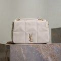 YSL 25S JAMIE 4.3 29 IN BLANC VINTAGE LAMBSKIN GOLD HARDWARE