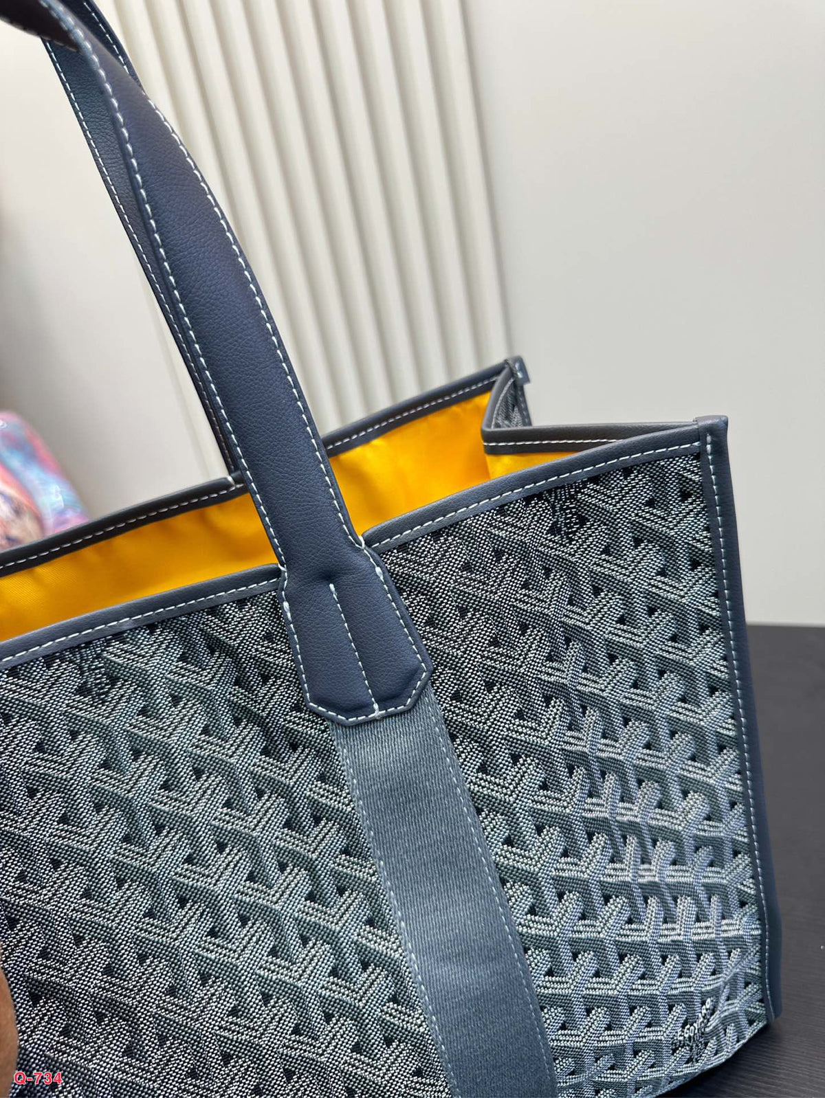 VILLETTE TOTE BAG 46 IN GREY GOYARDINE CANVAS