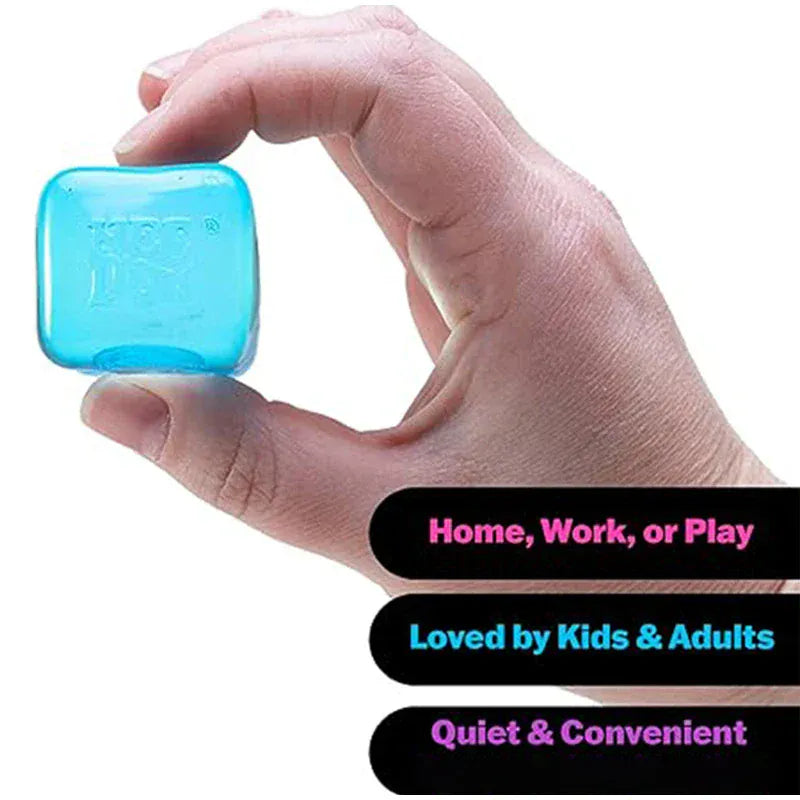Needoh Nice Cube Sensory Stress Reliever Fidget Tool for Anxiety & Focus Desk Sensory Cube for Adults & Kids
